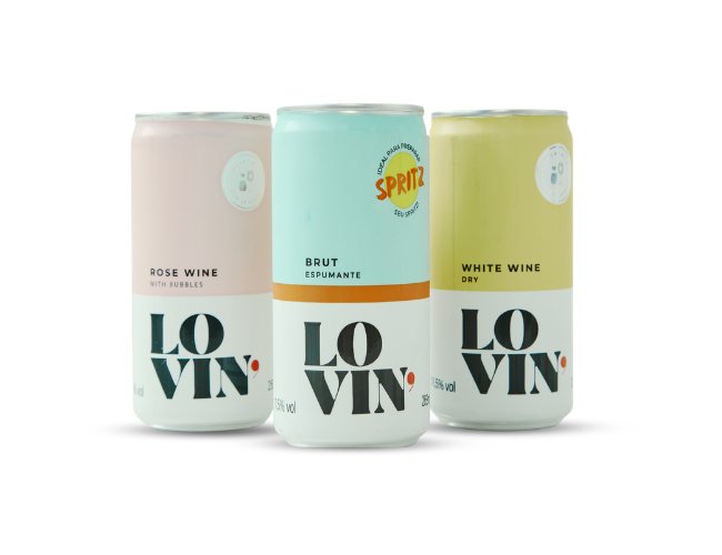 Vinho em Lata Personalizado para Kit Onboarding Premium